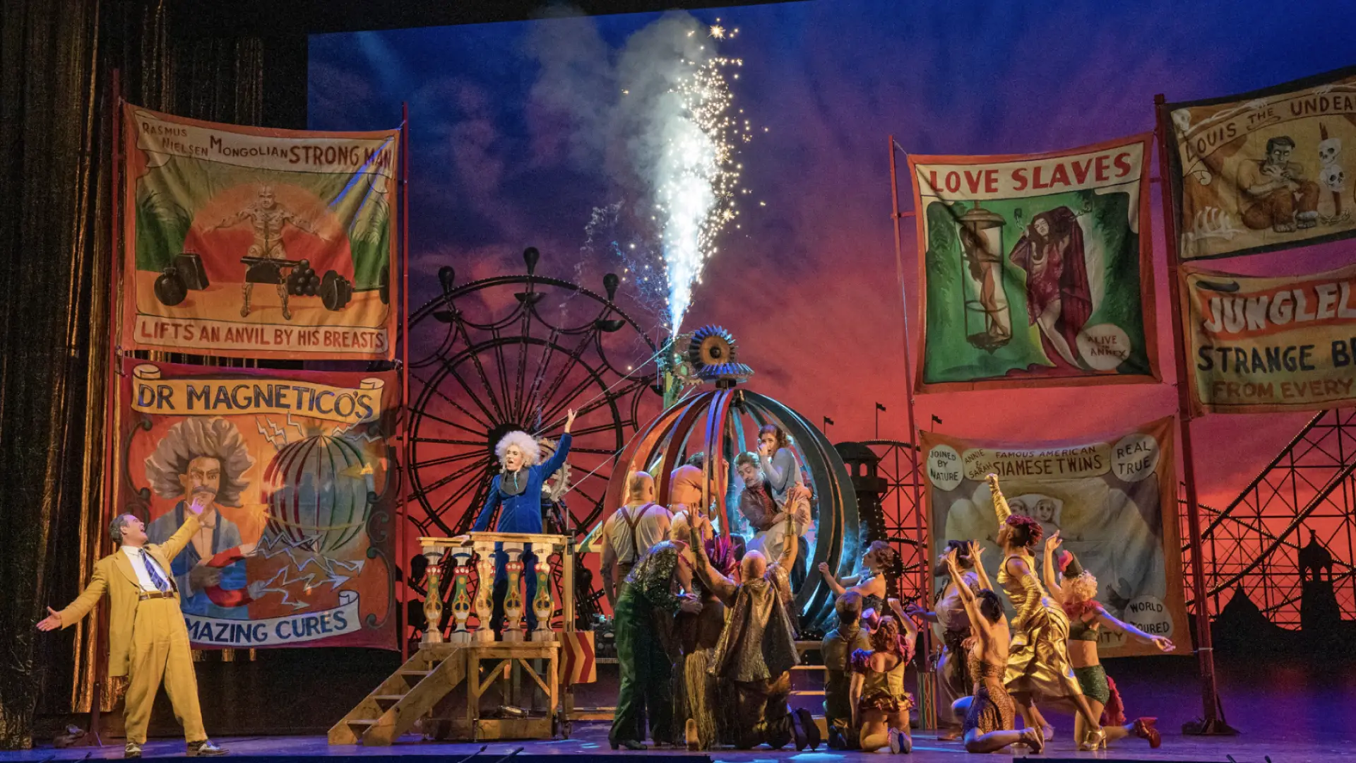 Image from Cosi Fan tutte stage performance at the Met Opera